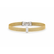 ALOR cable bracelet - Goldfinger