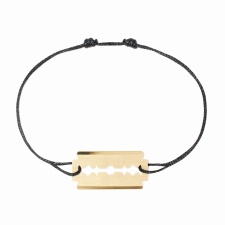 Dinh Van Lame de Rasoir cord bracelet - Goldfinger