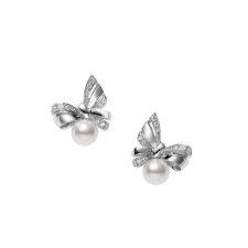 Mikimoto Jeux de Rubans Earrings - Goldfinger