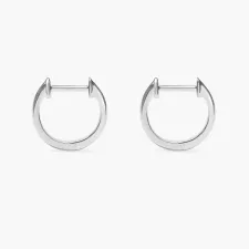 DJULA Graphique Gold Baby Hoops Earrings - Goldfinger