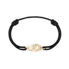 Dinh Van Menottes R10 cord bracelet - Goldfinger