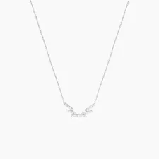 DJULA Multi bar diamond necklace - Goldfinger