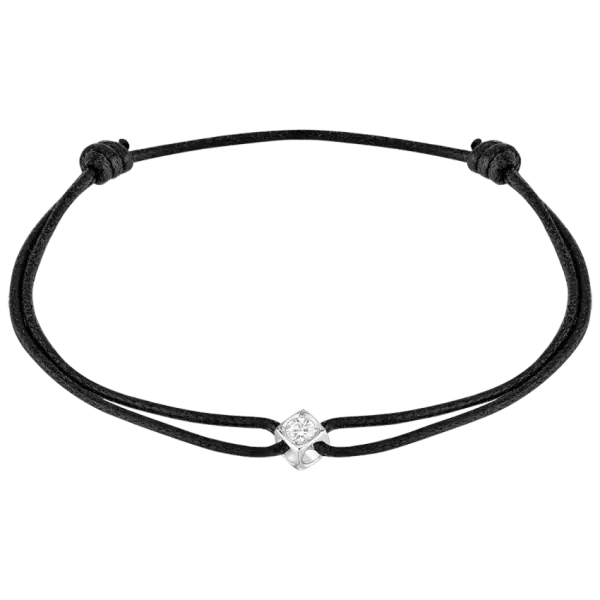 Dinh Van Le Cube Diamant cord bracelet 308112