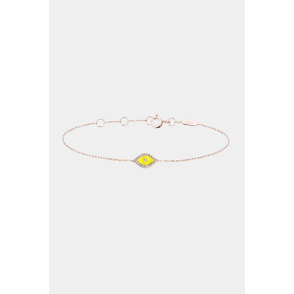 DJULA Marbella Gold Eye Diamond Bracelet - Goldfinger