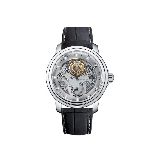 BlancPain Villeret Carrousel Volant Une Minute - Goldfinger