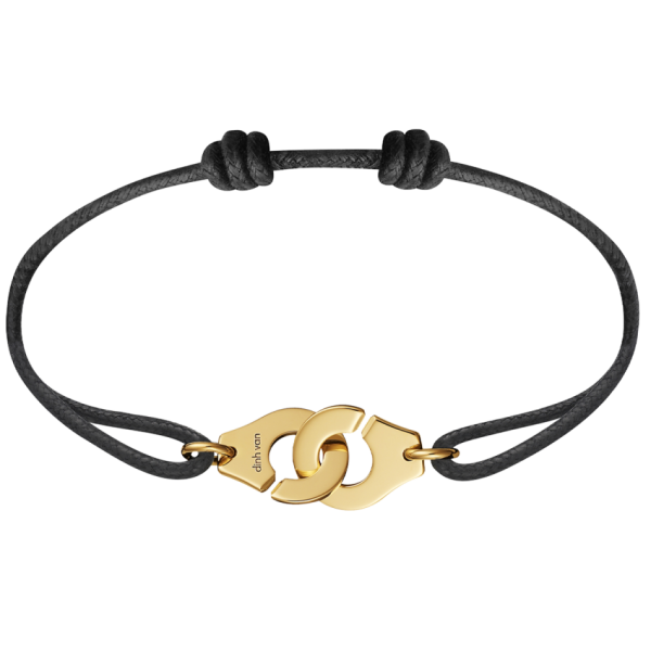  Dinh Van Menottes R12 cord bracelet - Goldfinger