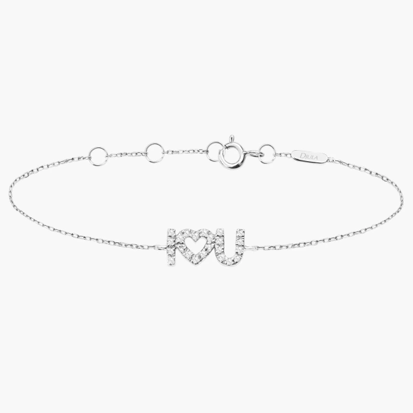 DJULA Magic Touch I Love U bracelet - Goldfinger