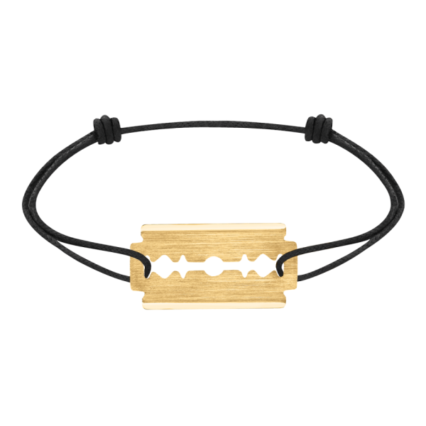 Dinh Van Lame de Rasoir cord bracelet - Goldfinger