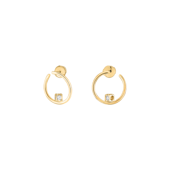 Dinh Van Le Cube Diamant earrings - Goldfinger