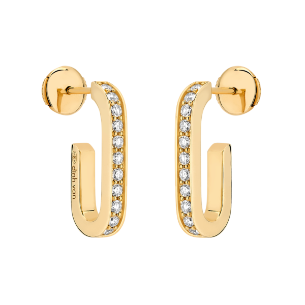 Dinh Van Maillon L earrings - Goldfinger