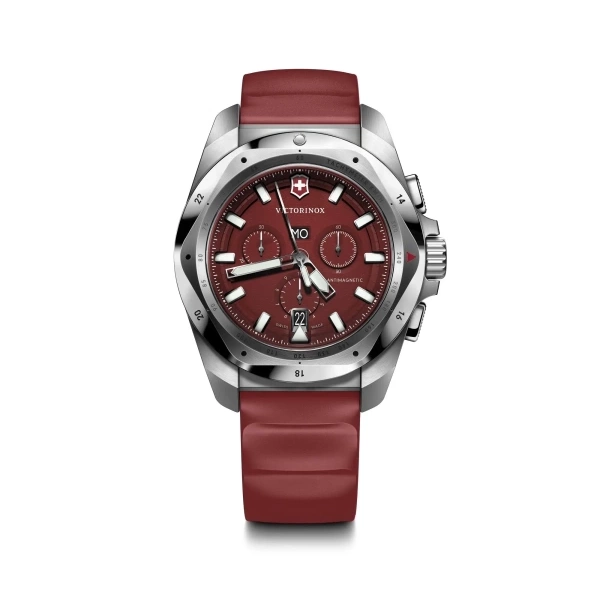 Victorinox I.N.O.X. Chrono watch in red 43mm 241986