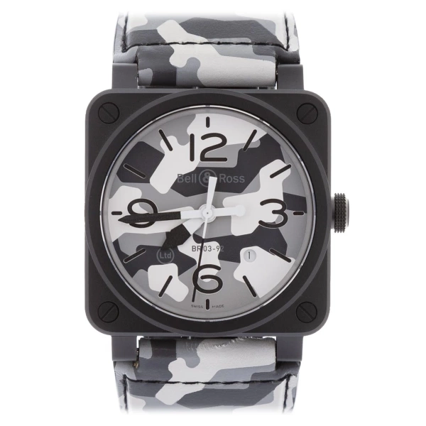 Bell & Ross BR 03-92 White Camo - Goldfinger