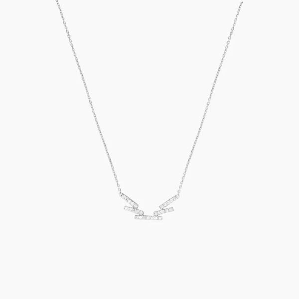 DJULA Multi bar diamond necklace - Goldfinger