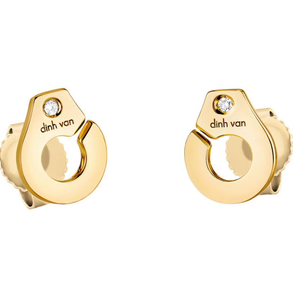 Dinh Van Menottes R7,5 earrings - Goldfinger