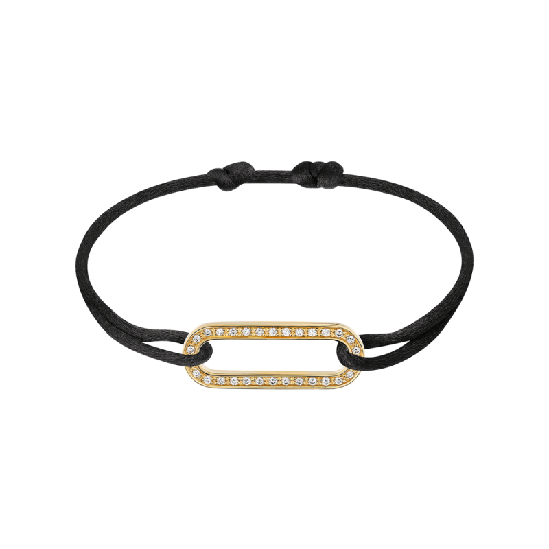 Dinh Van Maillon L cord bracelet - Goldfinger