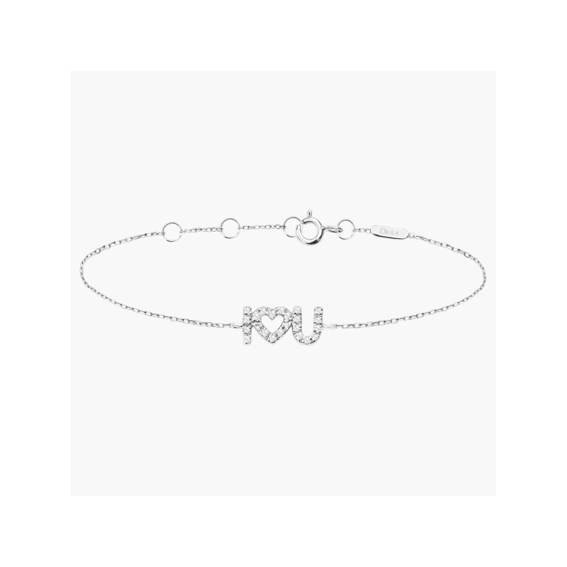 DJULA Magic Touch I Love U bracelet - Goldfinger