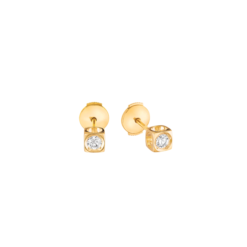 Dinh Van Le Cube Diamant earrings - Goldfinger