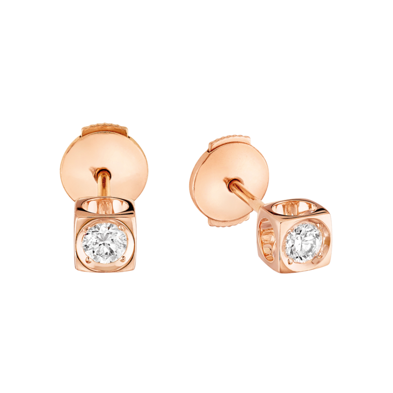 Dinh Van Le Cube Diamant earrings - Goldfinger