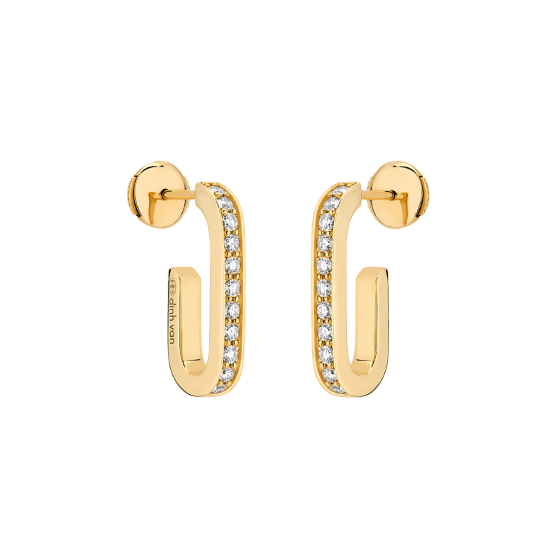 Dinh Van Maillon L earrings - Goldfinger