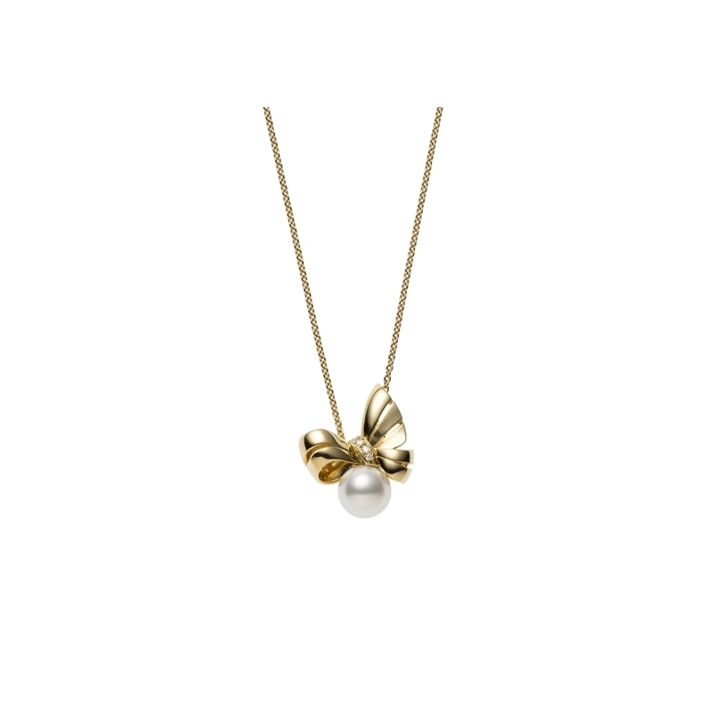 Mikimoto Jeux de Rubans Pendant - Goldfinger